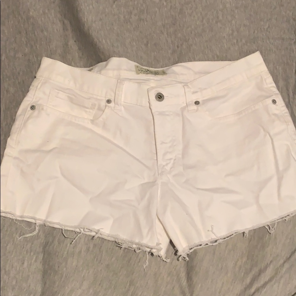 Lucky Brand White Cutoff Shorts